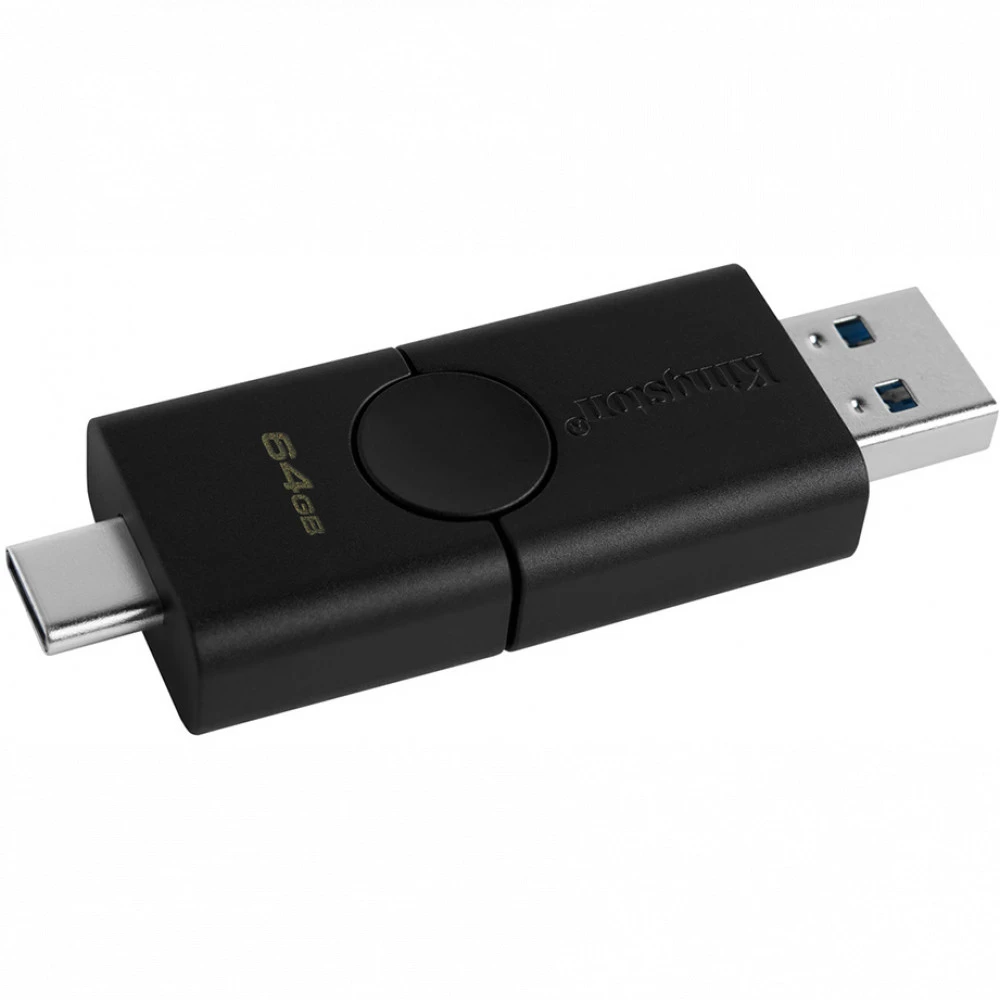 USB Флешка 128 GB Kingston DataTraveler Duo, USB 3.2, USB-C, Green — 2