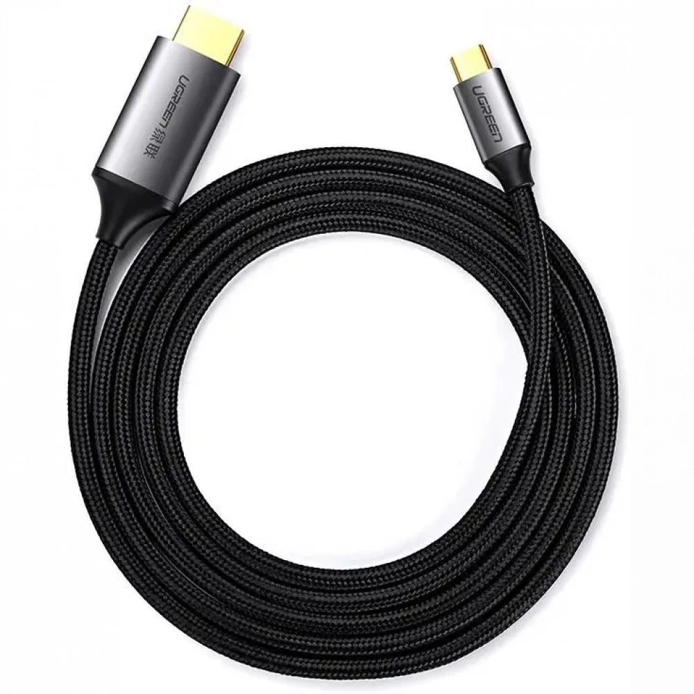 Кабель USB Type-C - HDMI, Ugreen MM142, 1.5m, BOX — 2