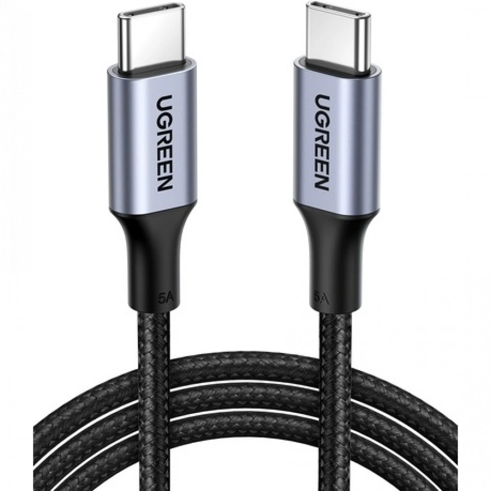 Кабель UGREEN USB-C PD Fast Charging Cable 5A Max 2m Black 70429