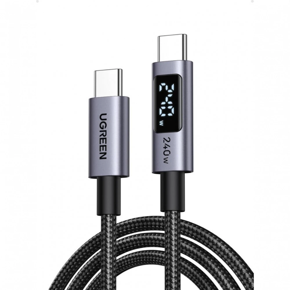 Зарядный кабель Ugreen L530 USB-C to USB-C PD Fast Charging Cable 240W Max 2m, 65867