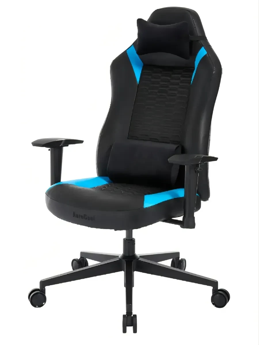 Игровое кресло Aerocool CROWN Smart Racer, синий — 2