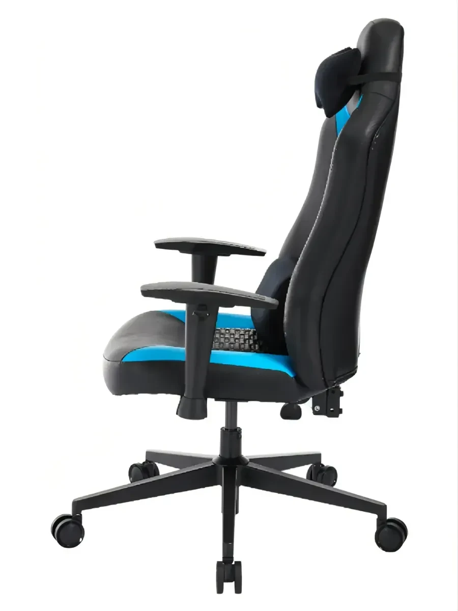 Игровое кресло Aerocool CROWN Smart Racer, синий — 4