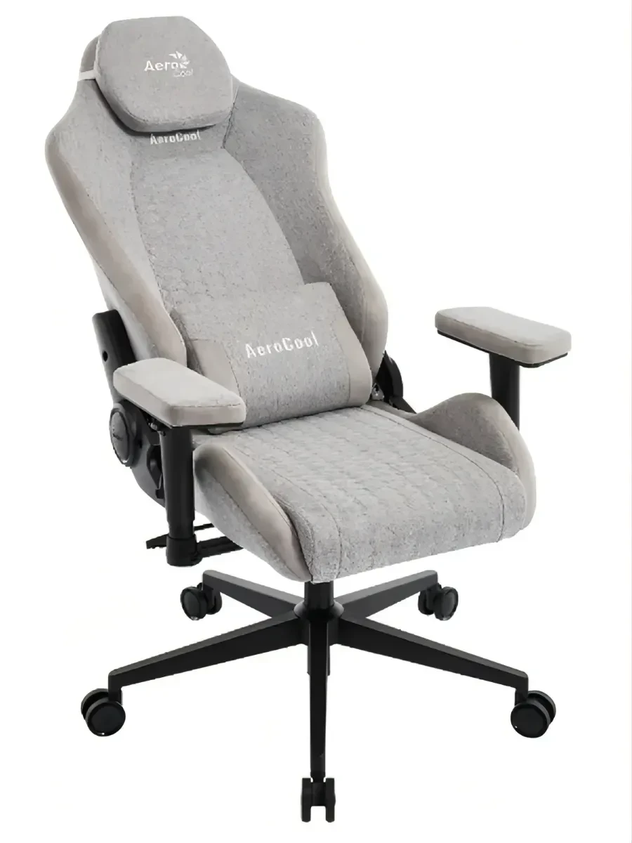 Игровое кресло Aerocool CROWN Loft, светло-серый — 4
