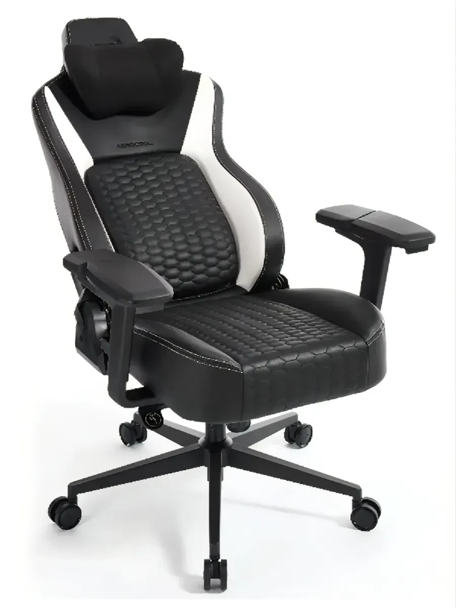 Игровое кресло Aerocool CROWN Pro Racer, белый — 3