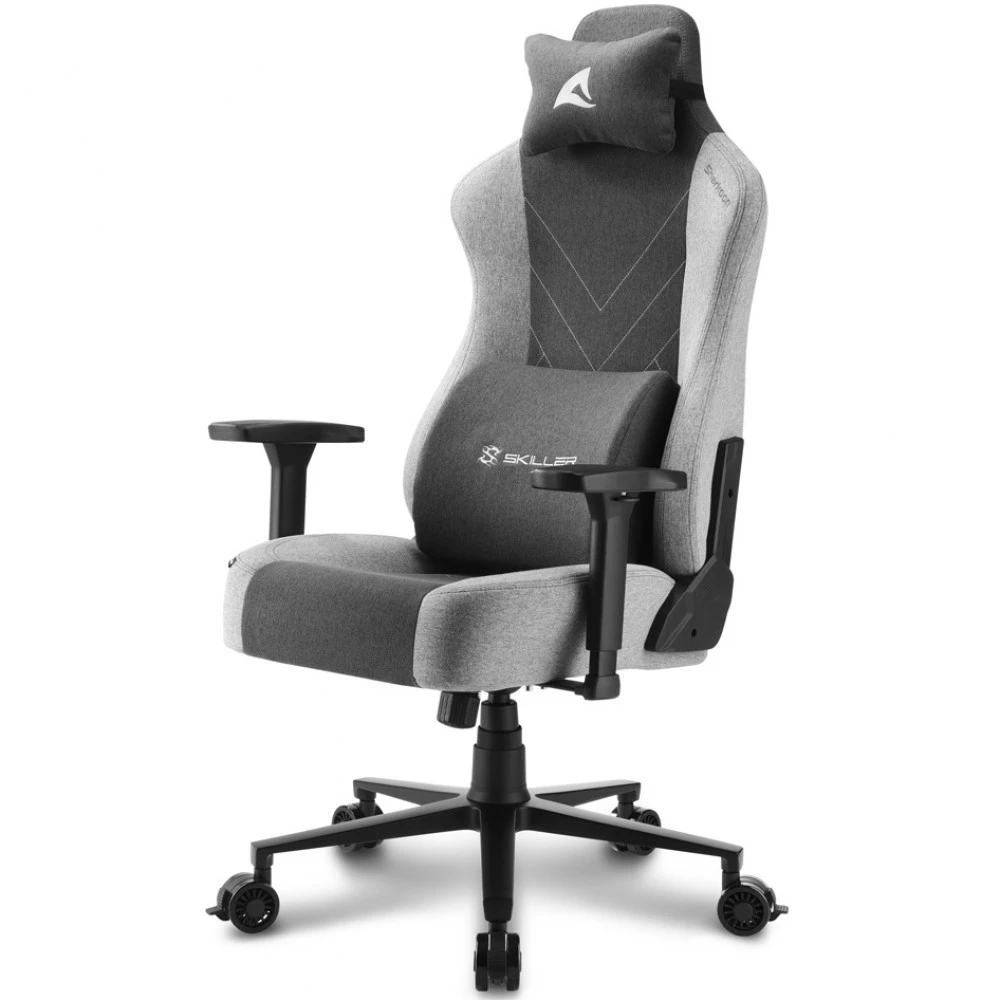 Кресло Sharkoon Skiller SGS30 ткань серое v2 — 3