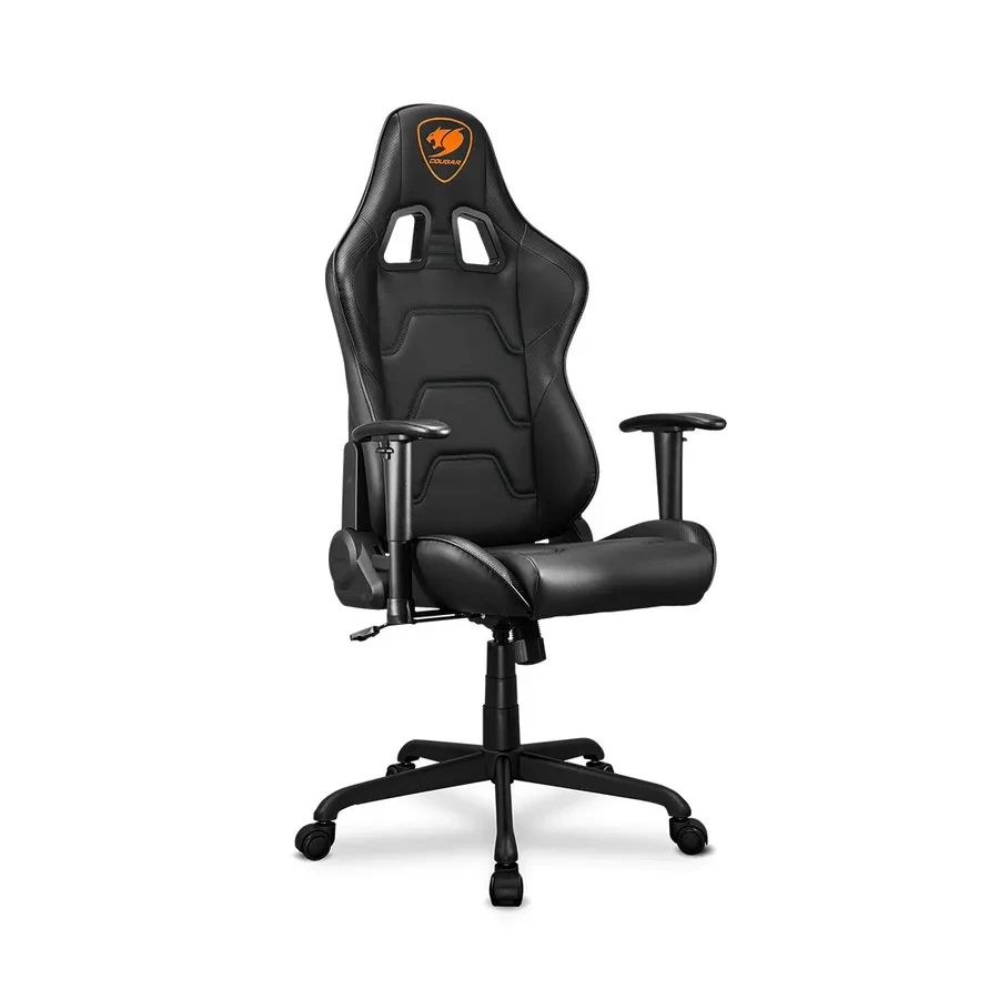 Игровое кресло Cougar Armor Elite Black, кожа, чёрное