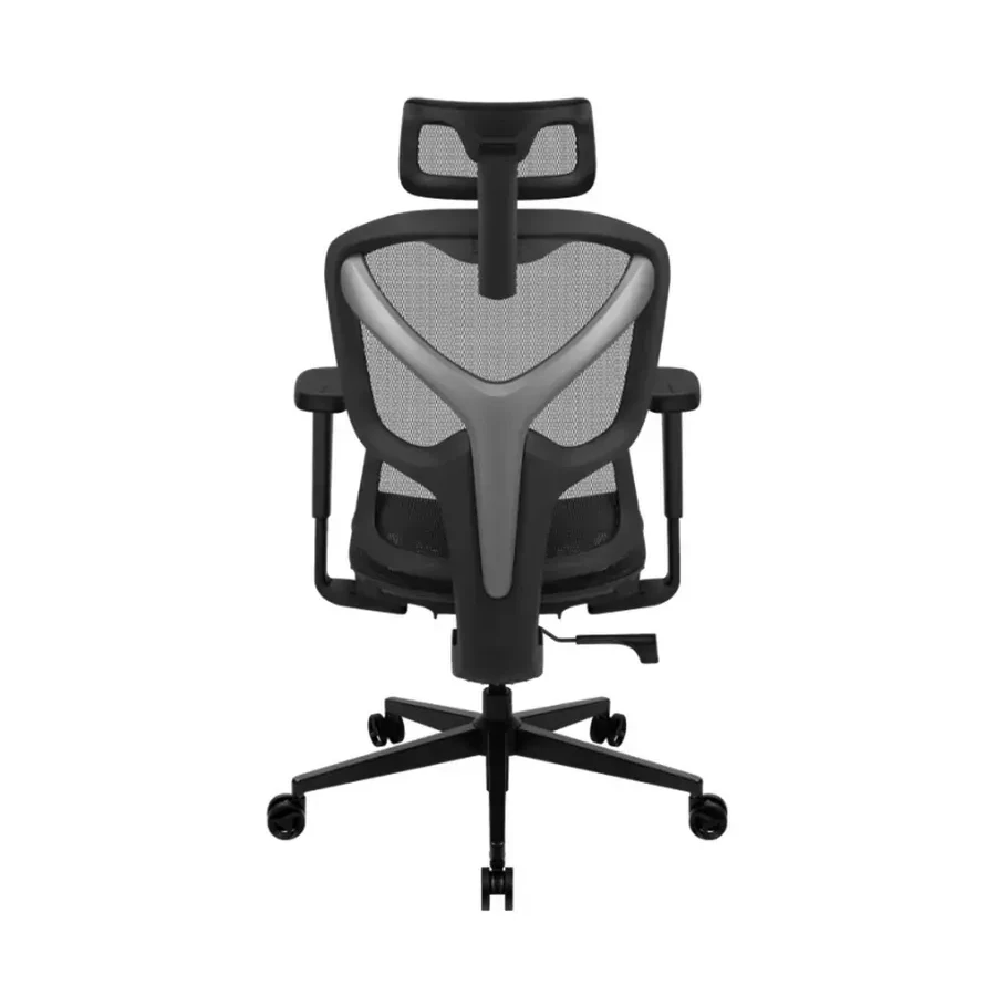 Игровое кресло ThunderX3 YTC-Mesh Black, сетчатое покрытие, чёрный — 3