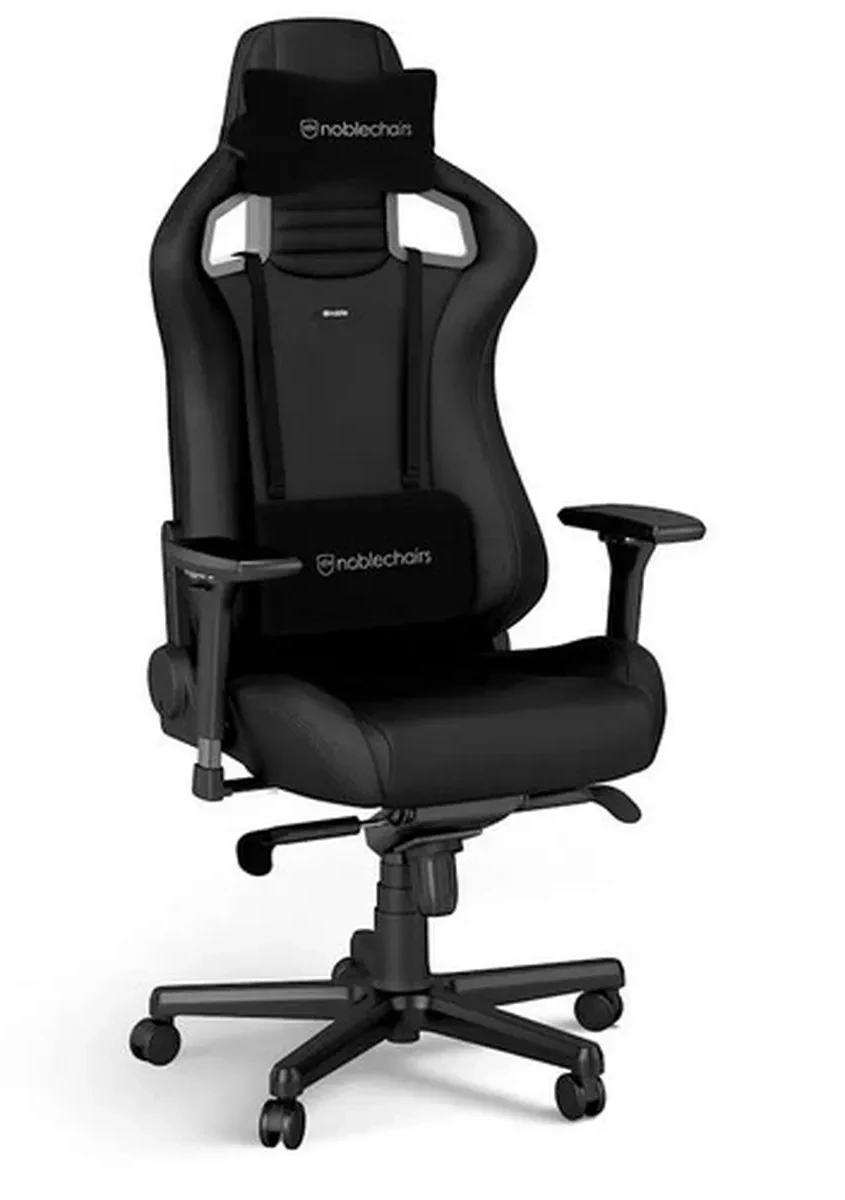 Игровое кресло Noblechairs EPIC Black Edition <Экокожа, подлокотник 4D, газлифт 4>