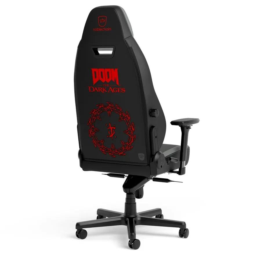 Игровое кресло Noblechairs LEGEND Gaming Chair - DOOM the Dark Ages Edit <подлокотник 4D, газлифт 4> — 3