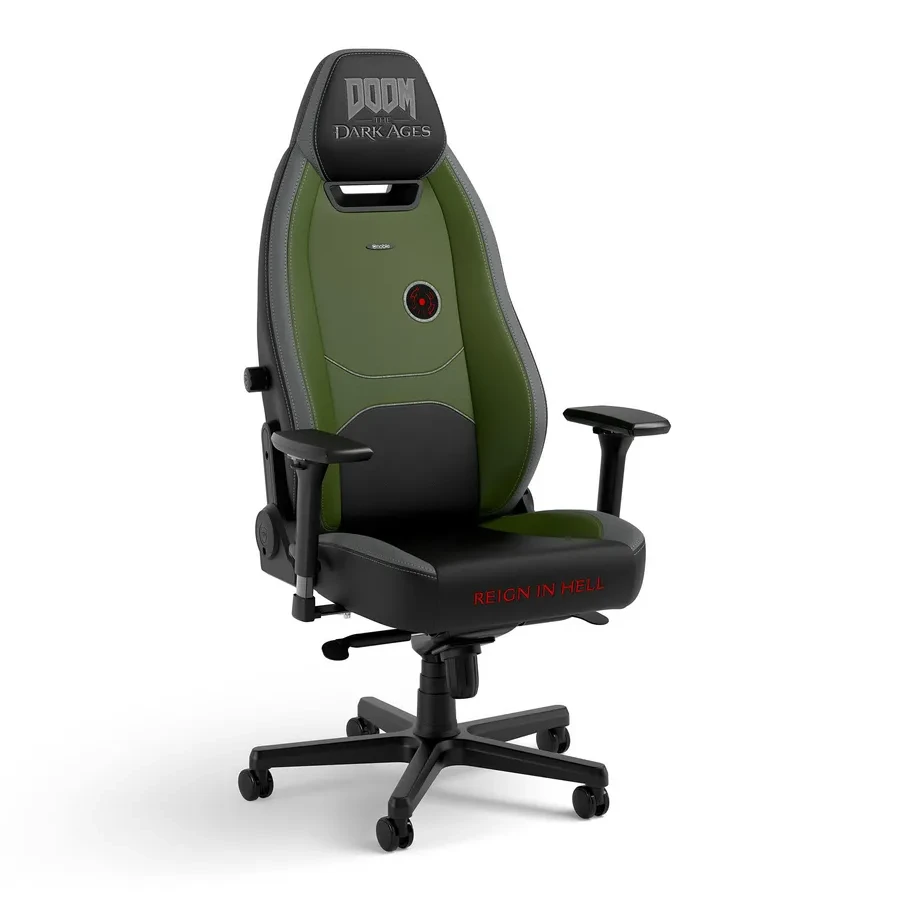 Игровое кресло Noblechairs LEGEND Gaming Chair - DOOM the Dark Ages Edit <подлокотник 4D, газлифт 4> — 5