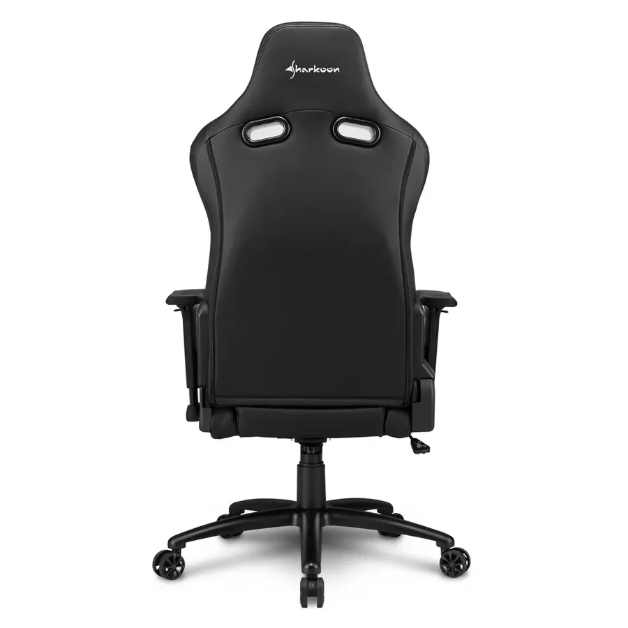 Игровое кресло Sharkoon Elbrus 3 Black/Green <Синтетическая кожа, Газлифт 4, подлокотник 3D>