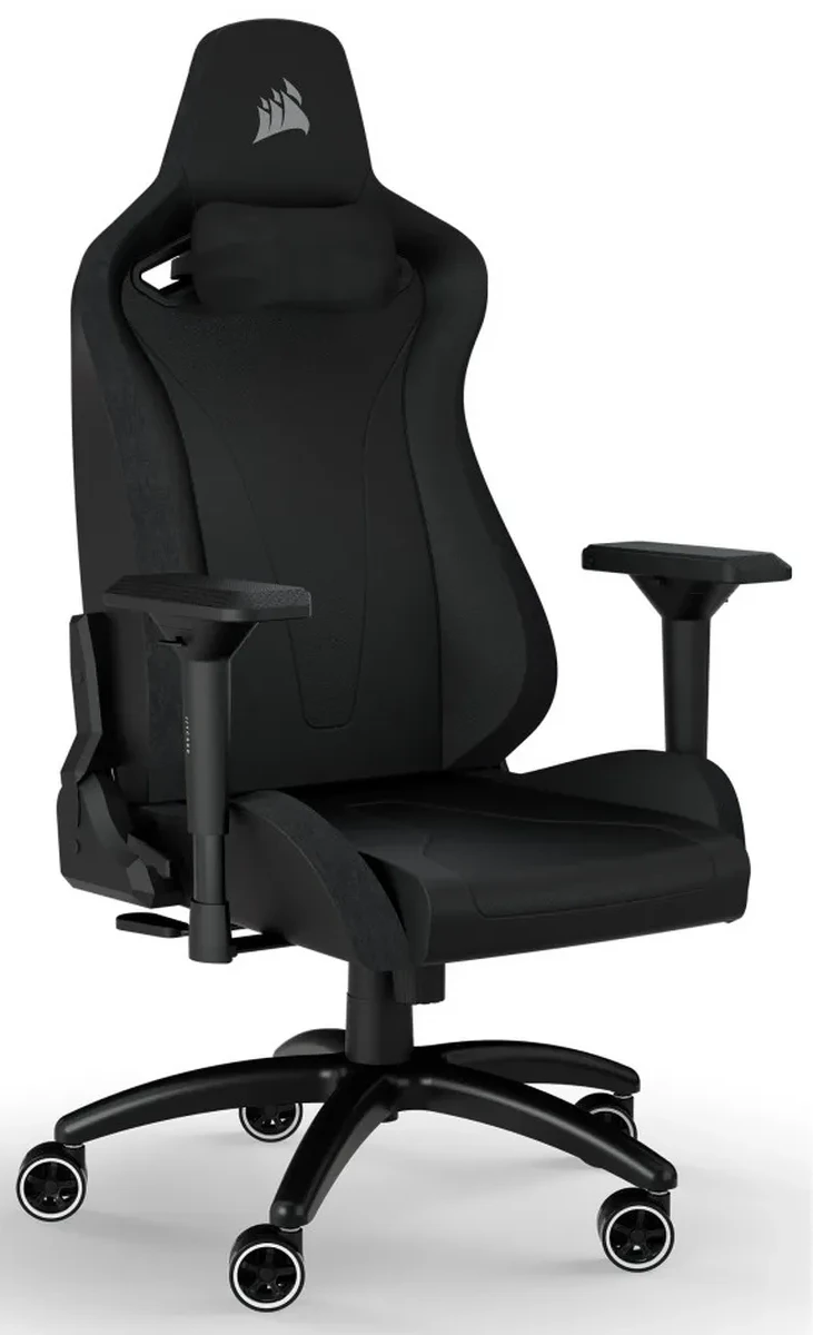 CORSAIR TC200 Leatherette Gaming Chair, Standard Fit - Black