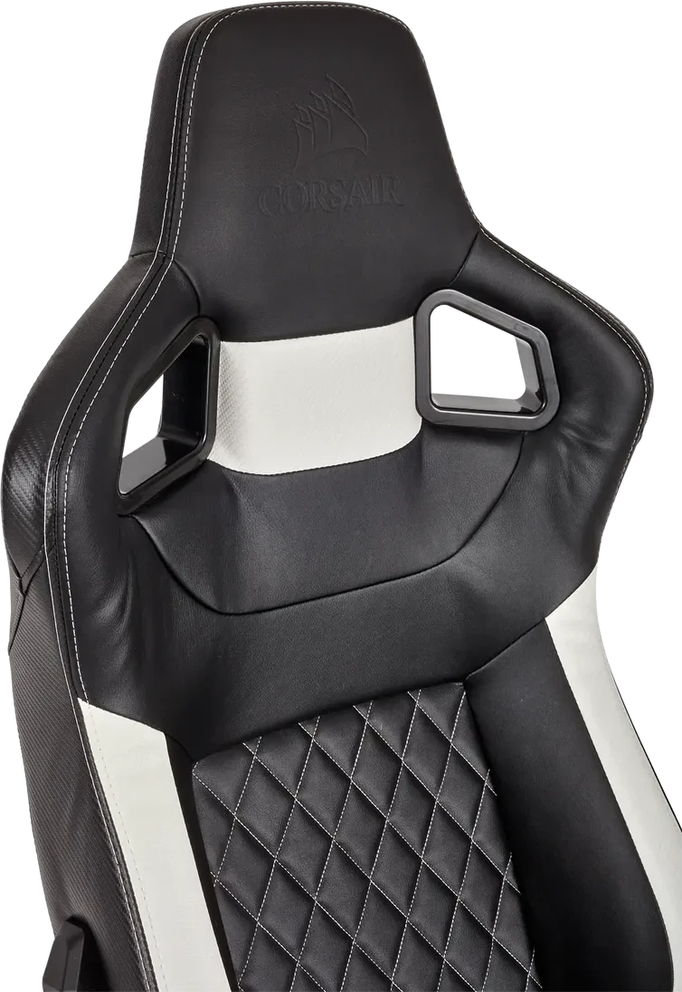 CORSAIR T1 RACE 2023 Fabric Gaming Chair - Black and White — 5