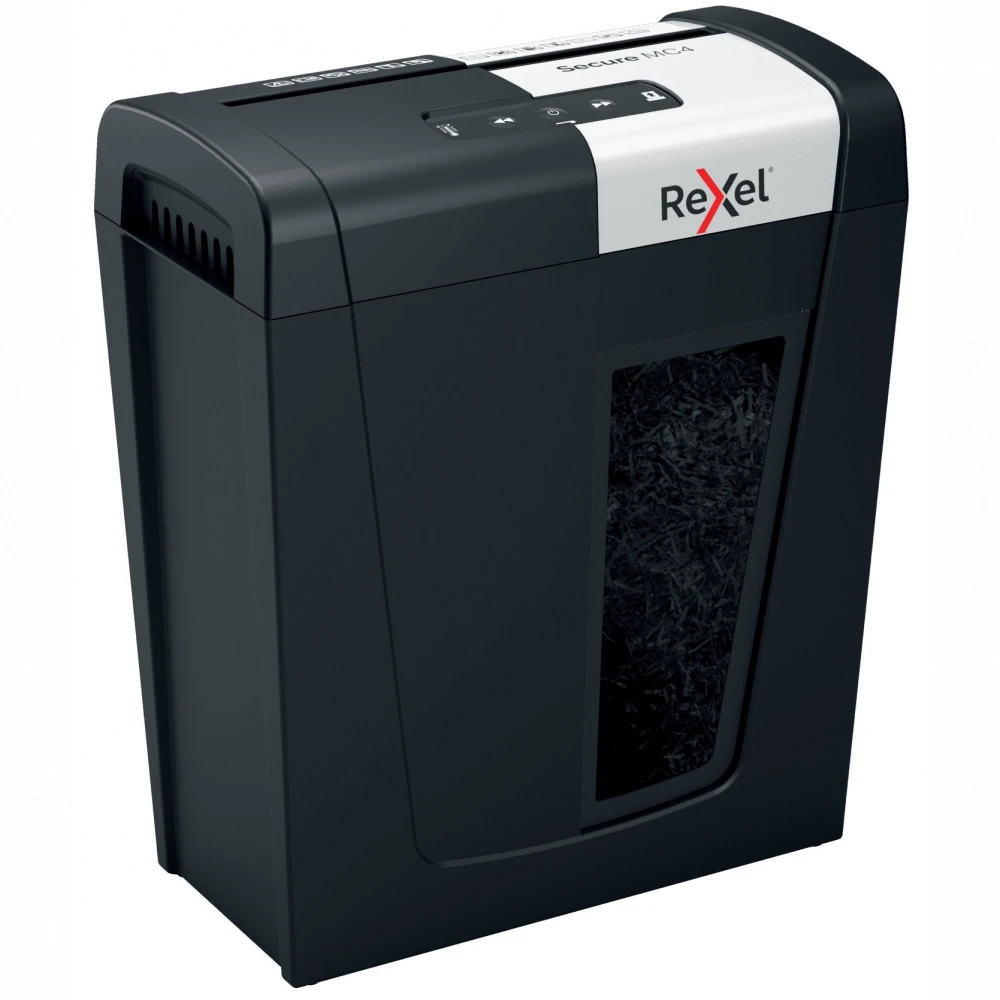 Уничтожитель документов Rexel Secure MC4, Black-Silver