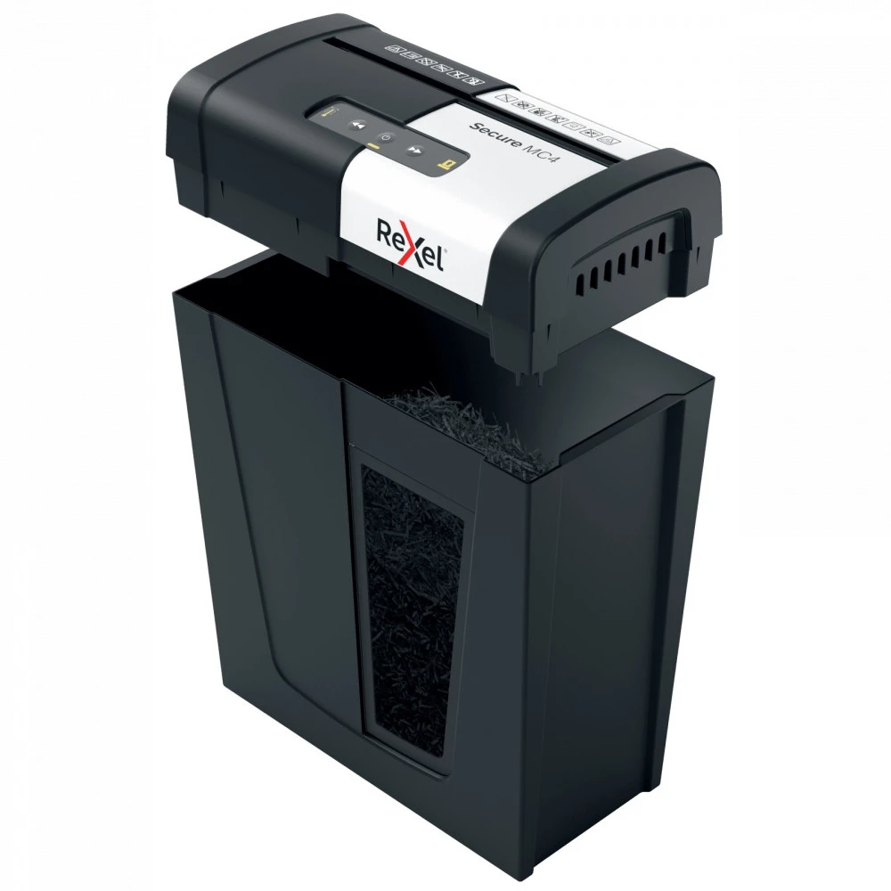 Уничтожитель документов Rexel Secure MC4, Black-Silver — 4