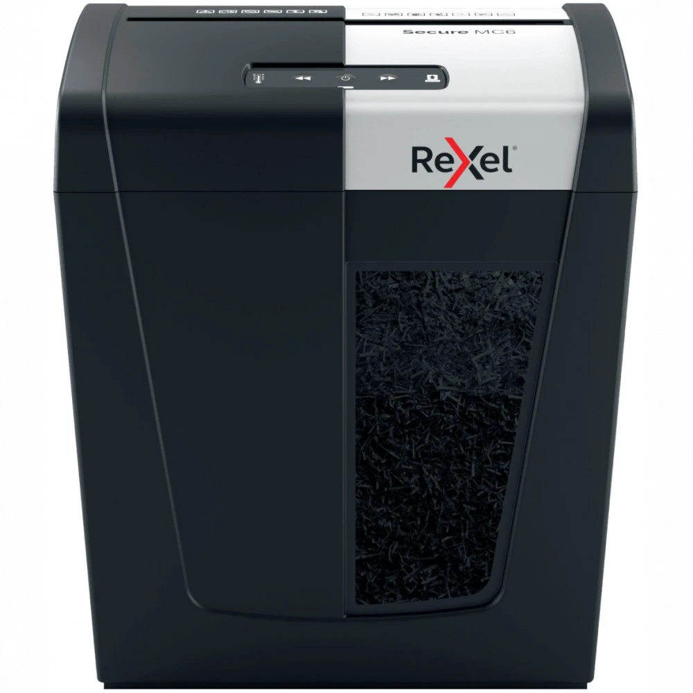 Уничтожитель документов Rexel Secure MC6, Black-Silver — 2
