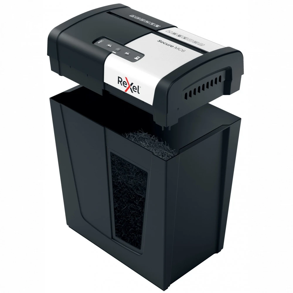 Уничтожитель документов Rexel Secure MC6, Black-Silver — 4