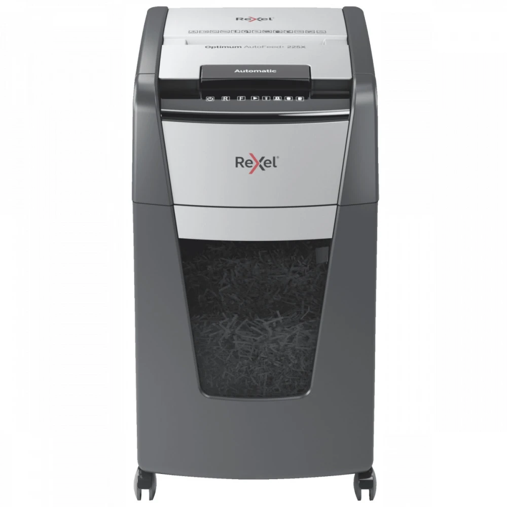Уничтожитель документов Rexel Optimum AutoFeed 225X, Black-Silver — 2