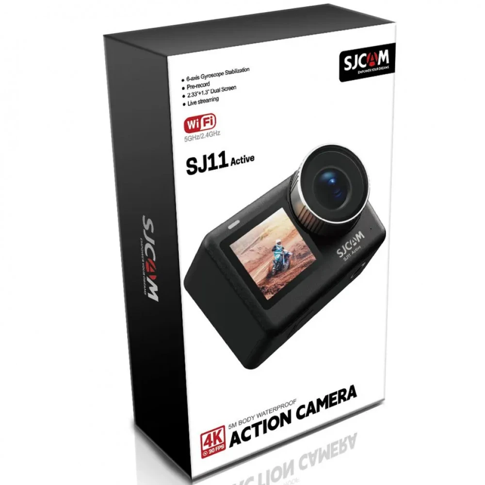 Экшн-камера SJCAM SJ11 Active, Black — 4