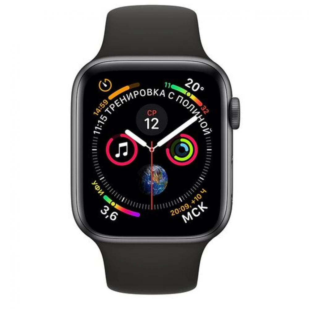 Смарт-часы Apple Watch Series 4, 44mm, Space Gray-Black