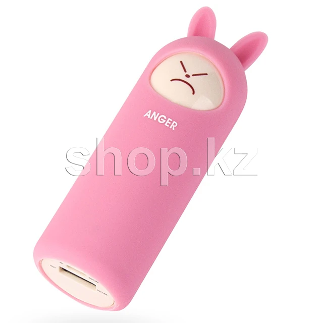 Мобильный аккумулятор Rombica NEO Rabbit Anger, Pink — 2