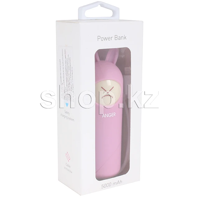 Мобильный аккумулятор Rombica NEO Rabbit Anger, Pink — 3