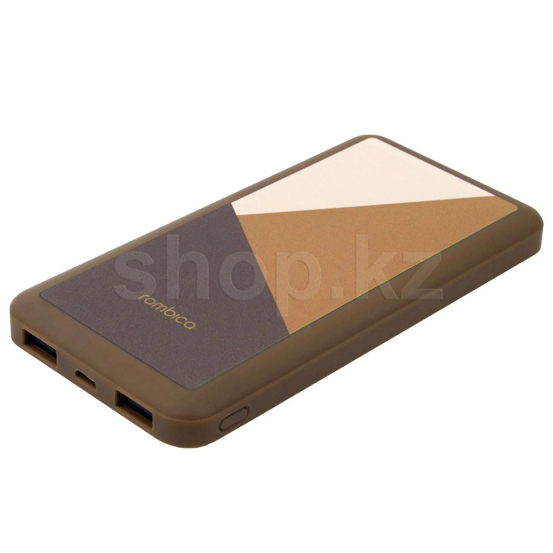 Мобильный аккумулятор Rombica Bright 2C, Brown