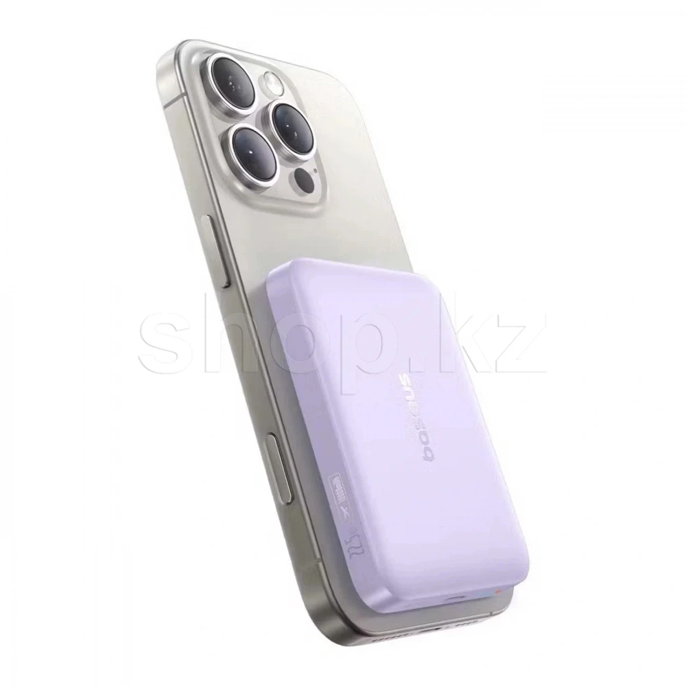 Мобильный аккумулятор Baseus EnerFill FM11 Ultra-Mini PPFM11-1022, 10000 mAh, Nebula Purple — 2