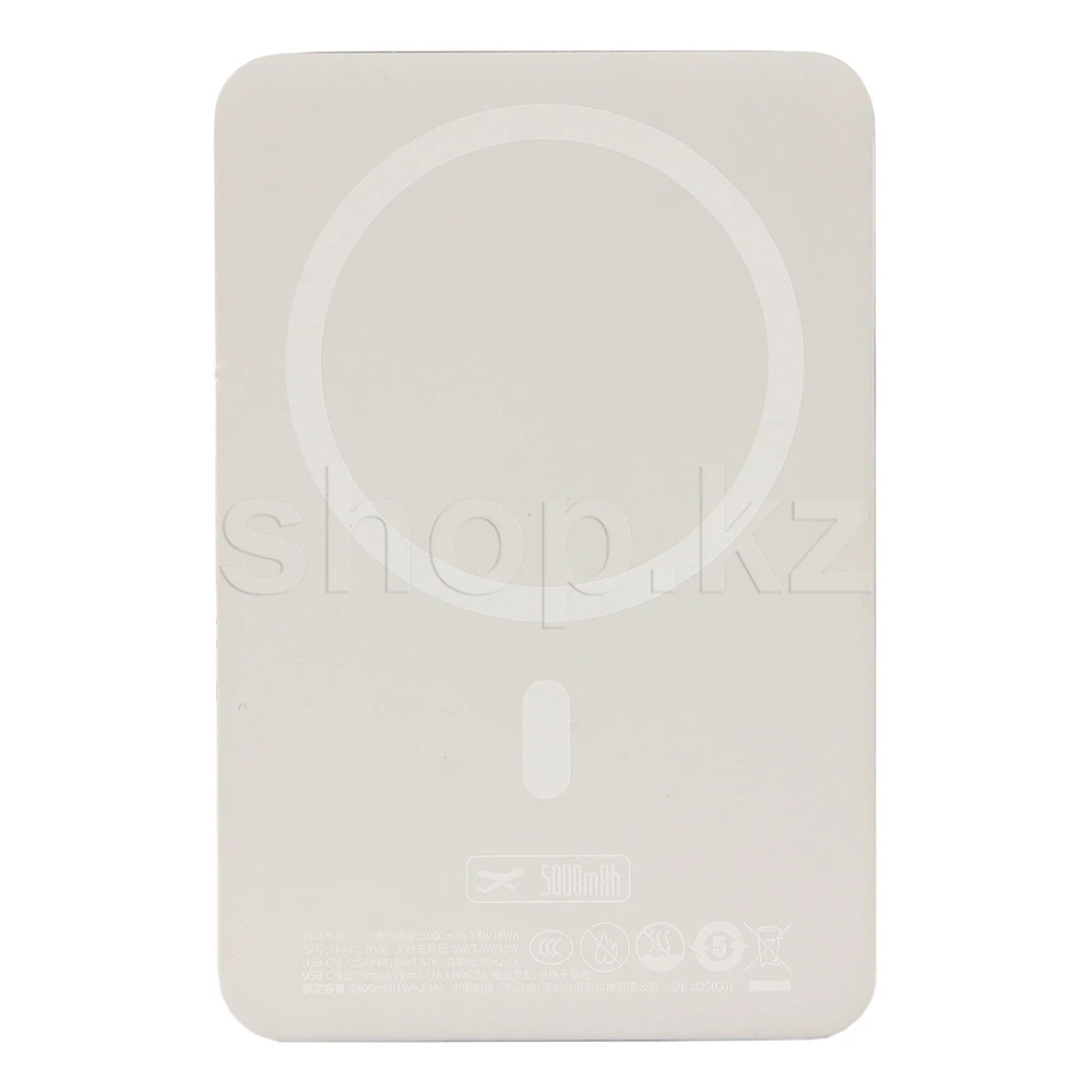 Мобильный аккумулятор Baseus PicoGo AM41 Ultra-Slim PPKPC-0520, 5000 mAh, Natural Titanium — 3