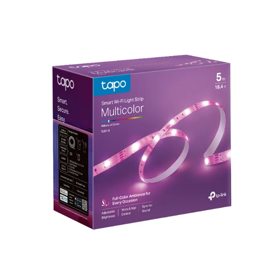 Умная светодиодная лента TP-Link TL61-5, Wi-Fi, RGB — 3