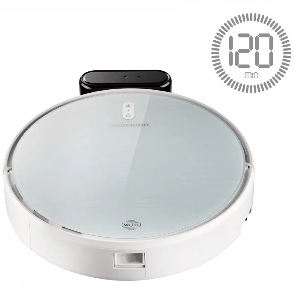 Робот-пылесос Redmond RV-R640S, 20Вт, Wi-Fi, влажная уборка — 5