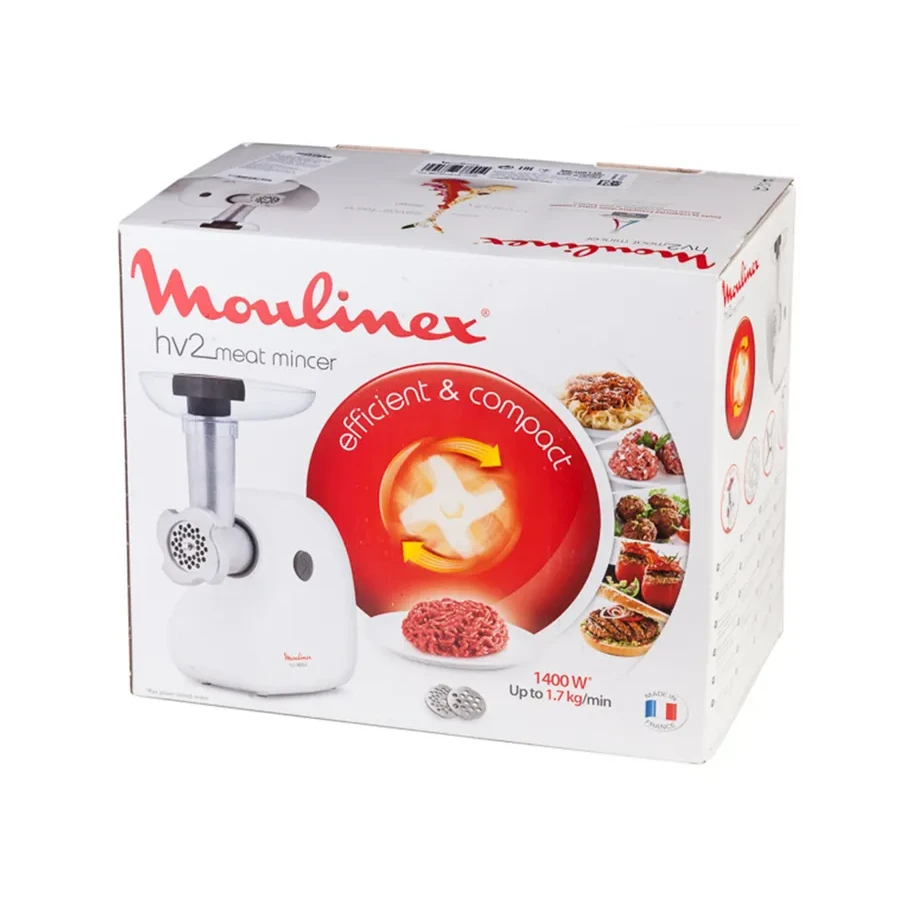 Мясорубка Moulinex ME208139, 1400 Вт, 1.7 кг/мин, белый — 3
