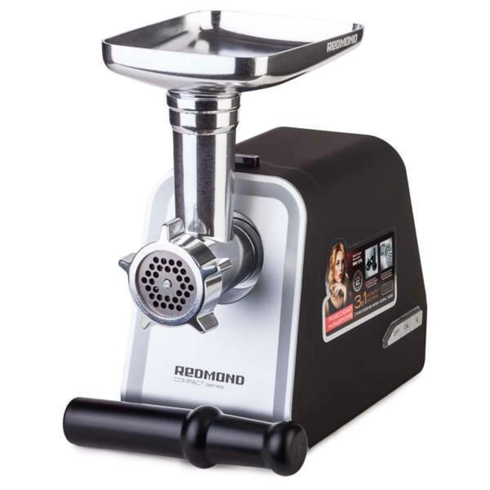 Мясорубка Redmond RMG-1215, 1800Вт, 2кг/мин, 3 диска — 4