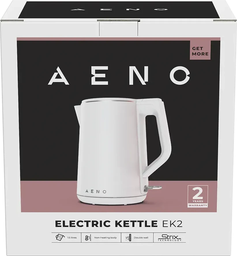 AENO Electric Kettle EK2, 1.5L, двойные стенки — 5