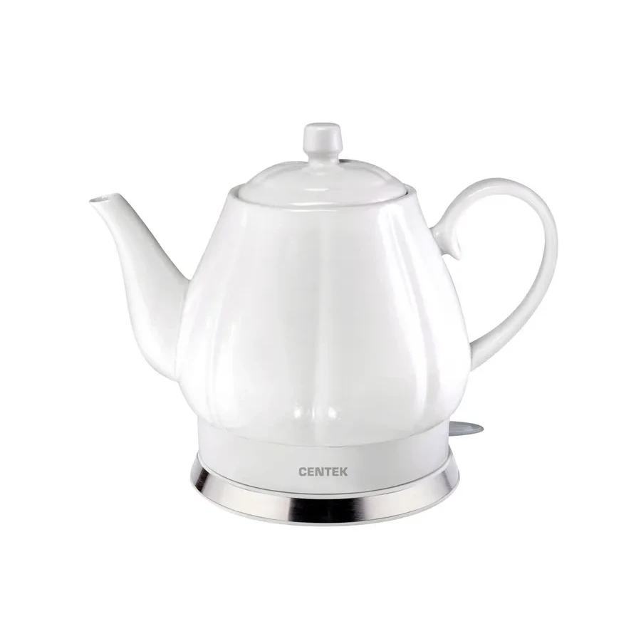 Чайник электрический Centek CT-0062, 2.0л, 2000W, керамика, белый