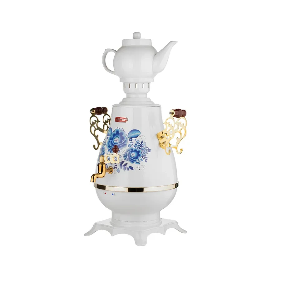 Самовар Centek CT-0092 A, 4.0л, 2100W, поддержание температуры, белый — 3