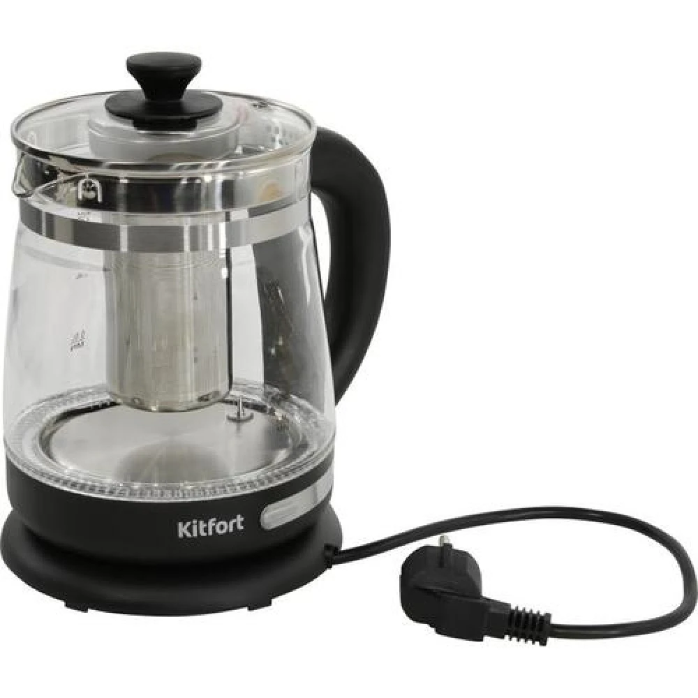 Чайник электрический Kitfort КТ-656, 1.5л, 2200W, режим 40-100°С — 4