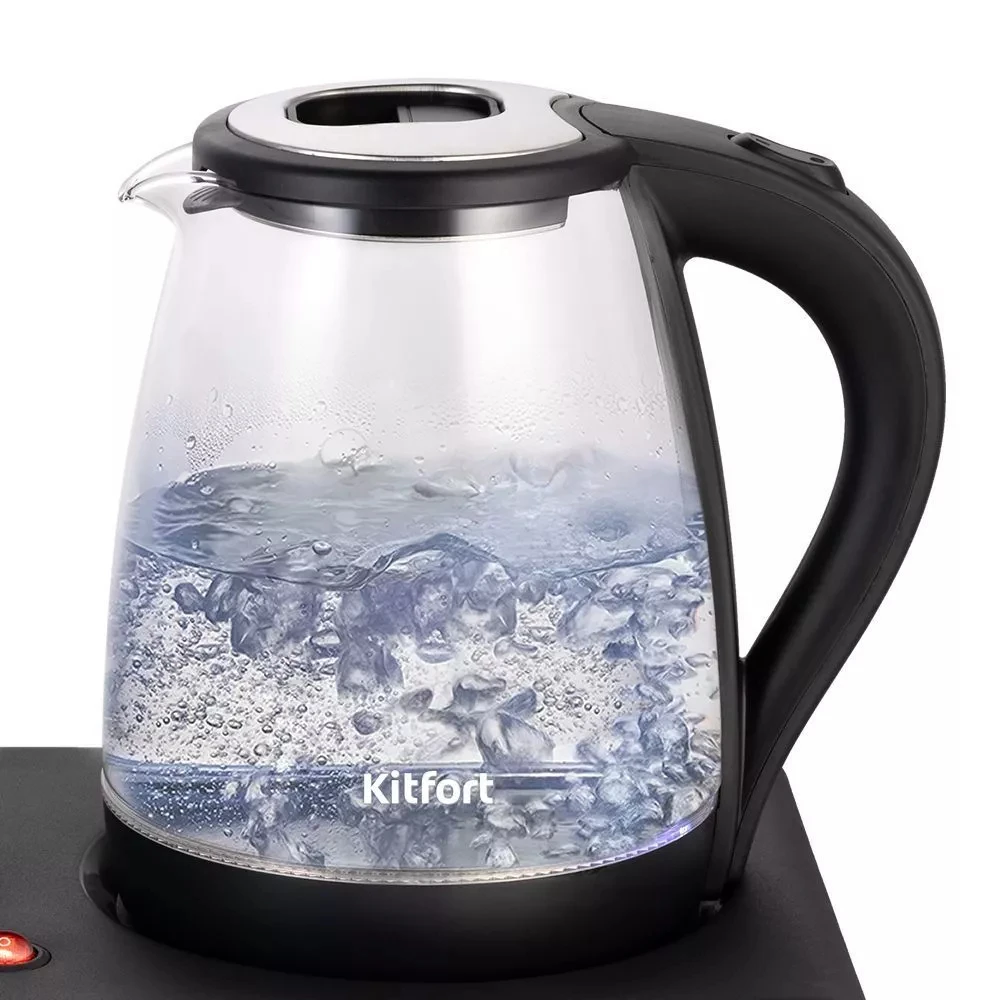 Чайный набор Kitfort КТ-6179, 2л, 1500W, стекло, пластик — 2