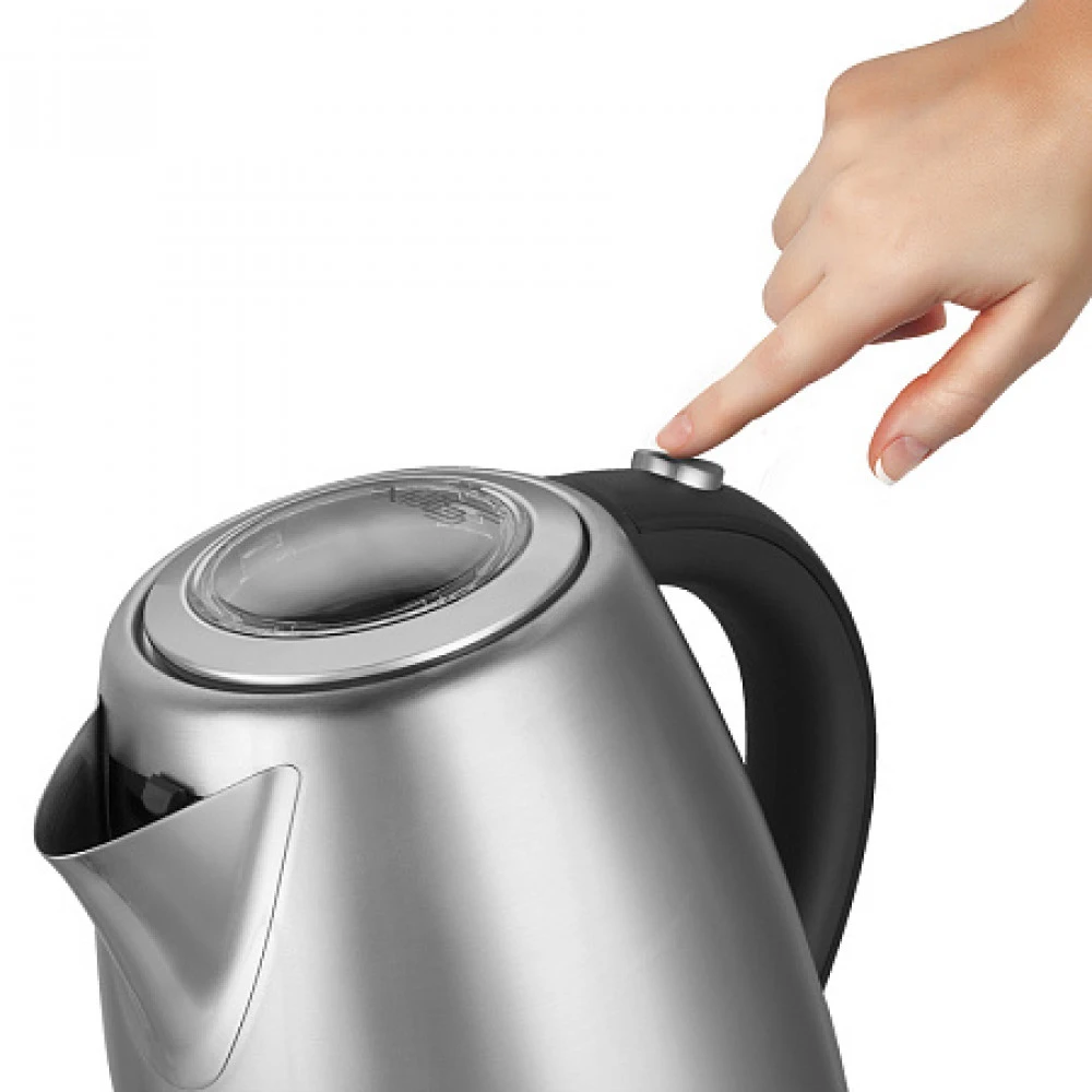 Чайник электрический Redmond RK-M172, 1.7л, 2100W, механический, серебристый — 2