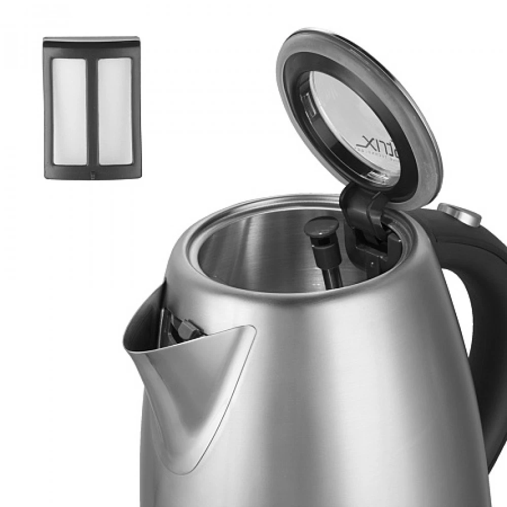 Чайник электрический Redmond RK-M172, 1.7л, 2100W, механический, серебристый — 3