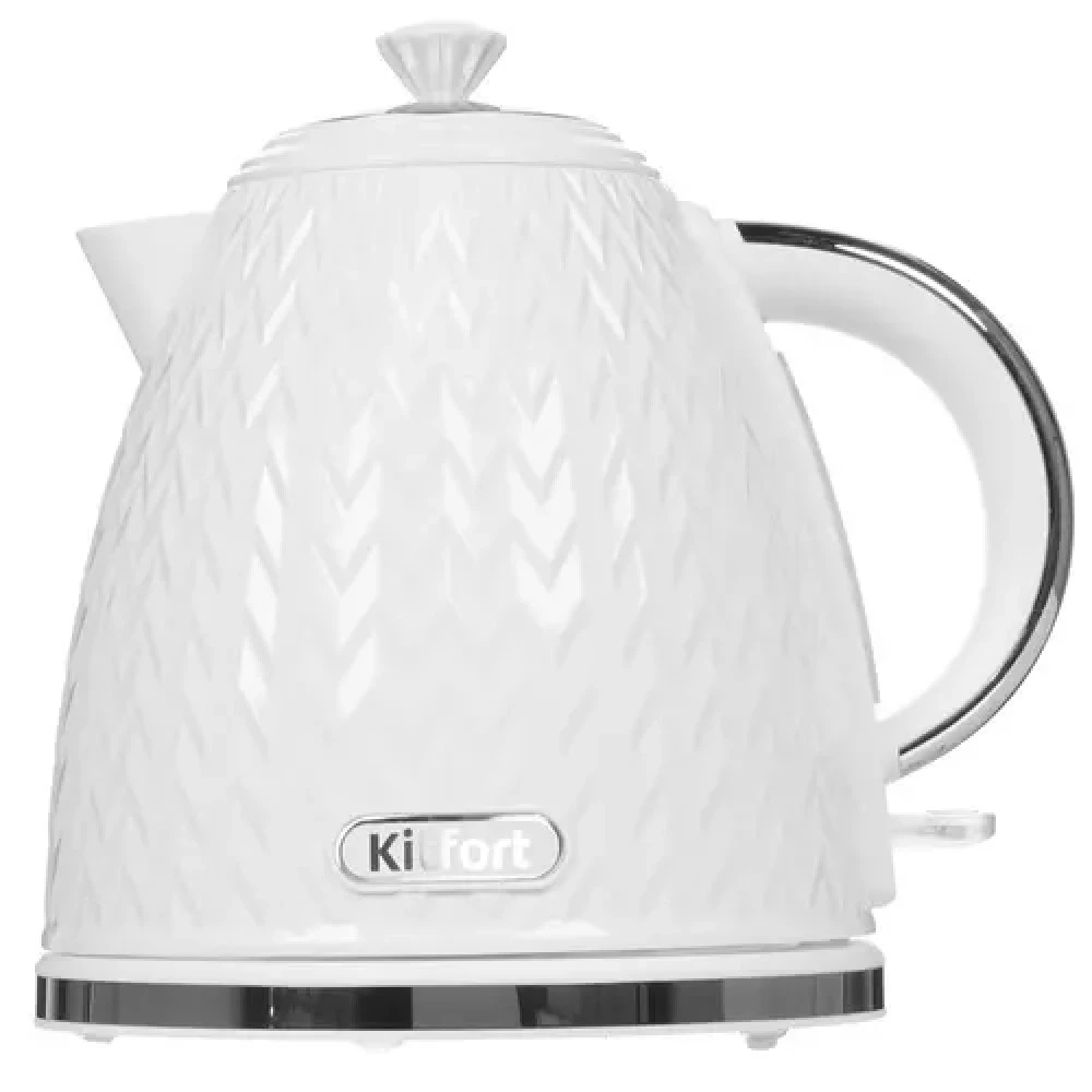 Чайник электрический Kitfort КТ-681, 2200W, 1.7л, белый — 4
