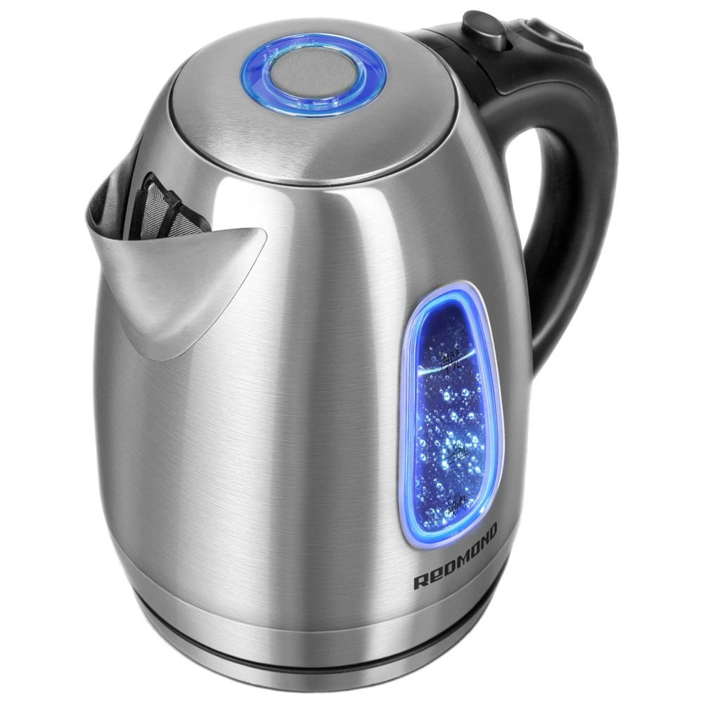 Чайник электрический Redmond RK-M183, 2200W, 1.7л, нержавейка — 4