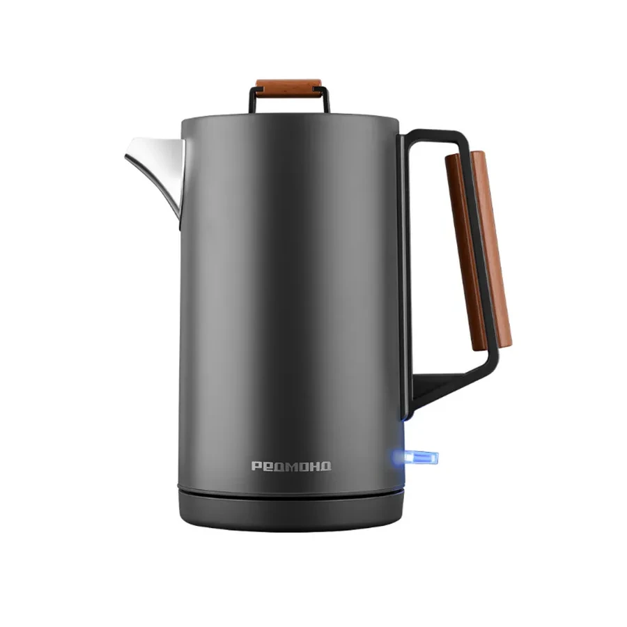 Чайник электрический Redmond KM236, 2200W, 1.7л, нержавейка, серый