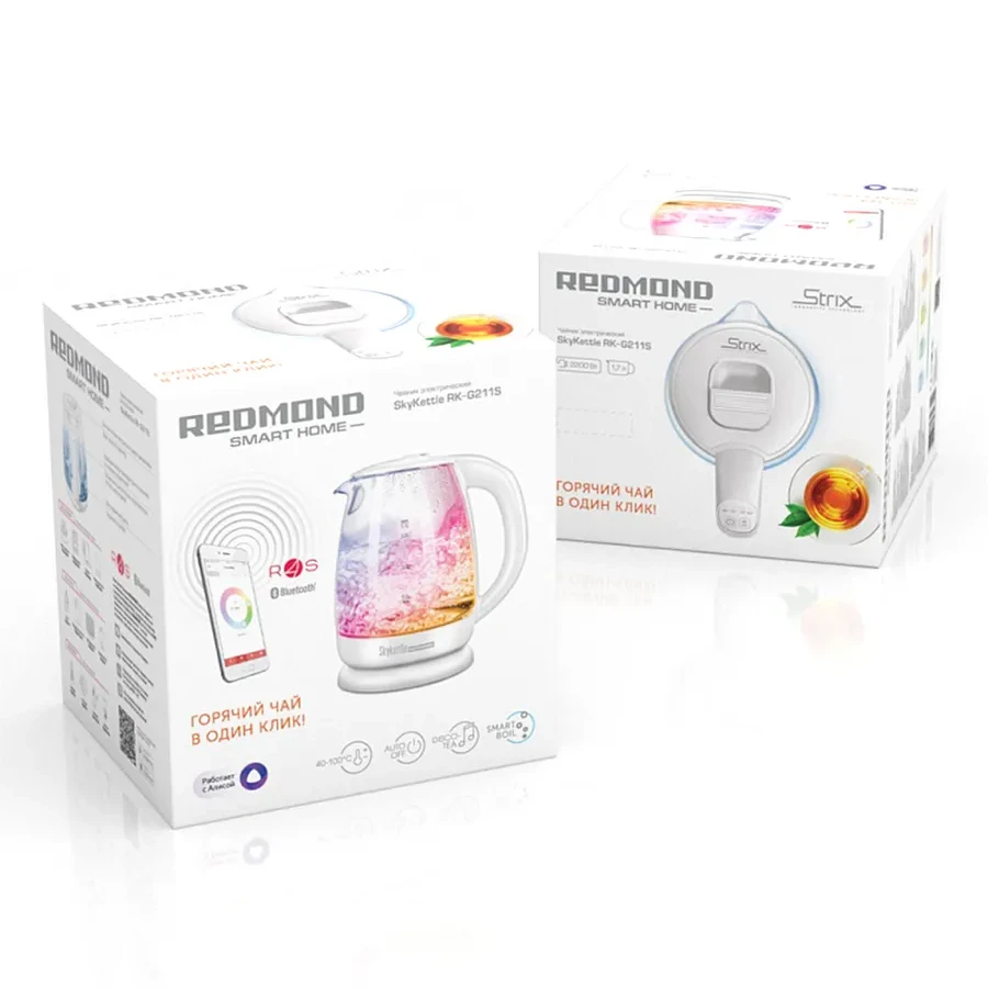 Чайник электрический Redmond SkyKettle RK-G211S, 1.7л, Wi-Fi — 3