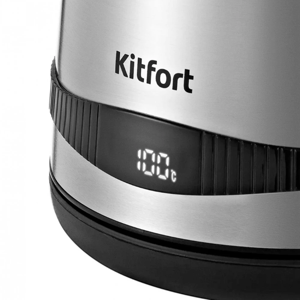 Чайник электрический Kitfort КТ-6121-5 металлик — 2