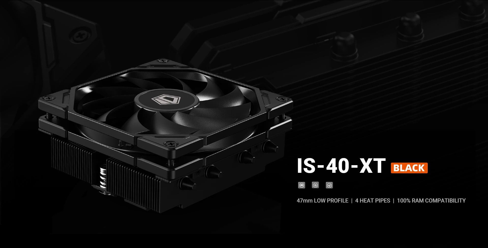 Кулер ID-Cooling IS-40-XT BLACK