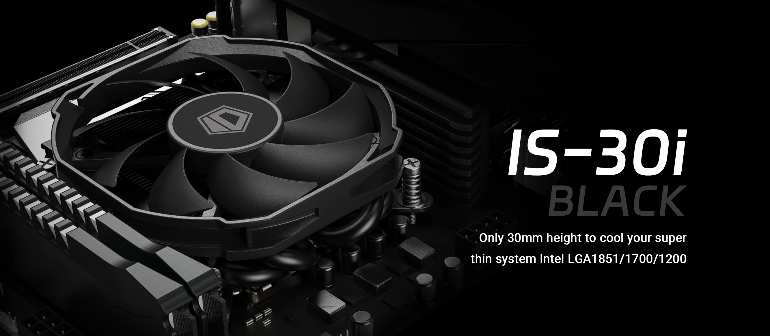 Кулер ID-Cooling IS-30i Black