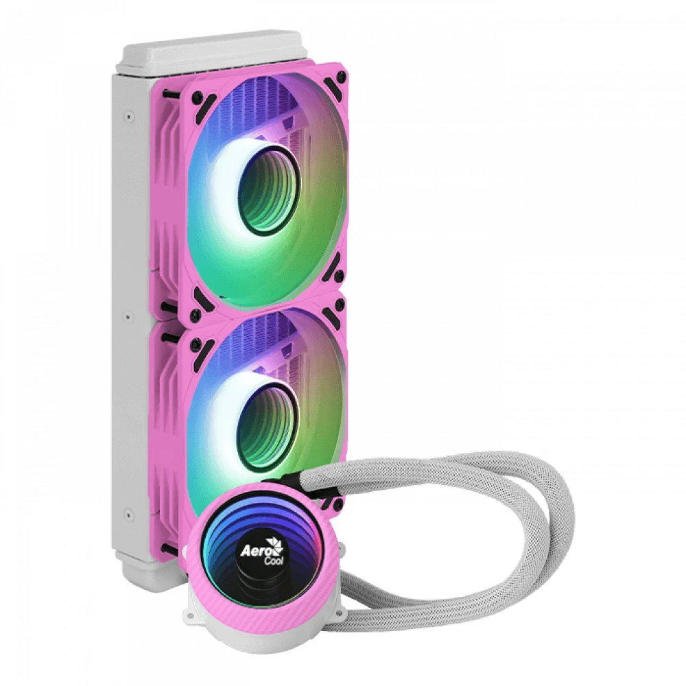 Система водяного охлаждения AeroCool Mirage L240PK Pink (LGA1700)