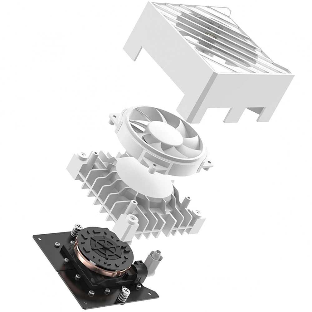 Система водяного охлаждения ID-Cooling Dashflow 360 XT Lite White — 3