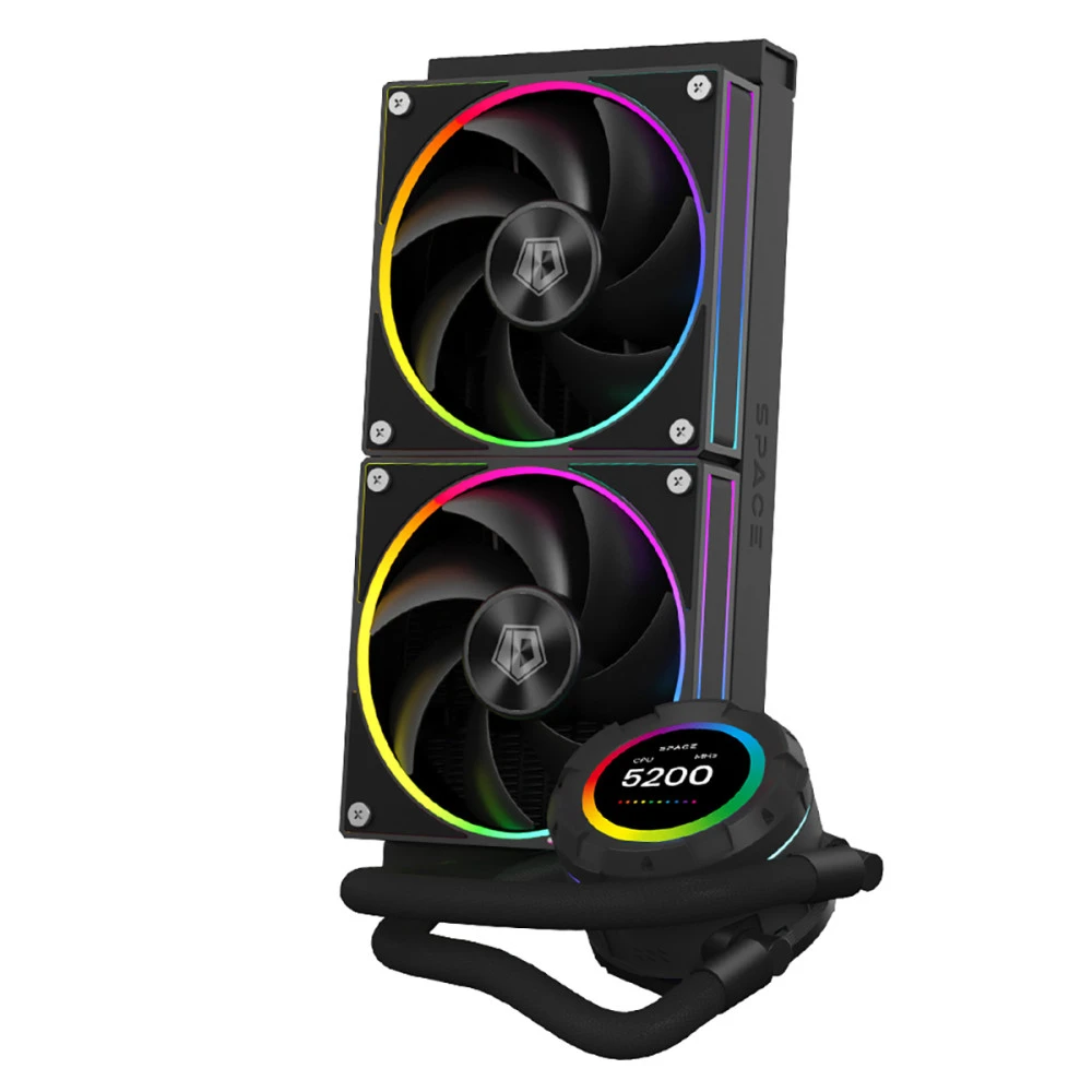 Система водяного охлаждения ID-Cooling SL240 Black — 2